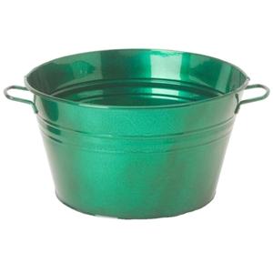 Large 4 5 Litre Capacity Green Ice Bucket For Beverages Food <b>Cans</b> Chiller Tub Holiday Christmas Party Bar Use Champagne <b>Cooler</b> - Product Image 1