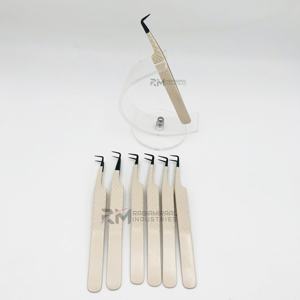 Pince à épiler en acier inoxydable pointue de haute qualité RMI, très vendue, pour extensions de cils - Product Image 4