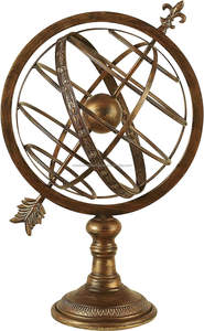 Support armillaire en laiton fait main en gros, globe en métal poli vintage, décoration nautique de haute qualité, couleurs et tailles personnalisables, prix bas - Product Image 6