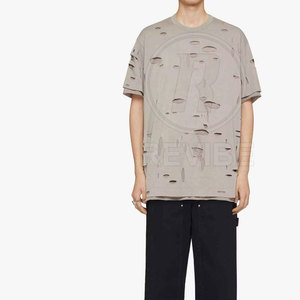 New Arrival Distressed <b>T</b>-Shirt 100 % Cotton Material Distressed <b>T</b>-Shirt Unique Style Distressed <b>T</b>-Shirts 2026 - Product Image 6