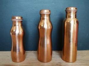 Bouteille d'eau en cuivre, bouteille de boisson pour un style de vie bio, pour les magasins de bien-être et les magasins de produits naturels - Product Image 5