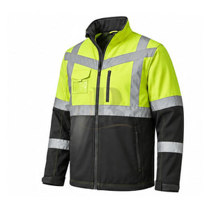 New High <b>Vis</b> <b>Waterproof</b> Reflective Men's Workwear <b>Jacket</b> with Multiple Pockets Lightweight Design Outdoor Safety Wear - Product Image 4