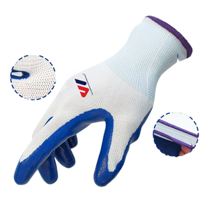 Guantes de Trabajo Reforzados con Recubrimiento de Nitrilo y Poliéster 13, para Jardinería, Económicos, de Seguridad, Venta al Por Mayor - Product Image 2