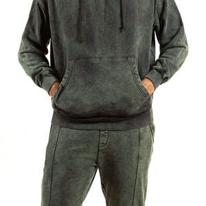 Custom Logo Active <b>Pullover</b> Cotton Polyester Pocket <b>Pullover</b> <b>Men</b> Tracksuit - Product Image 5