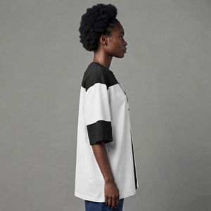 Camiseta de Mujer Personalizada OEM, Verano, Moda Casual, 100% Algodón, Corte Regular, Manga Corta, Estilo Hip Hop, Transpirable, Ecológica, de Secado Rápido - Product Image 4