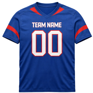 Maillot de football américain personnalisé pour cornerbacks, sublimation, col en V, 100 % polyester, anti-humidité, uniforme d'équipe, vente en gros OEM - Product Image 2