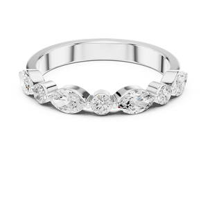 Ishana crown jewels 14K Micro Pave CZ <b>Eternity</b> Band for Engagement - Product Image 6