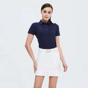 Star Figure Enterprises OEM ODM Camiseta de Golf para Mujer, Poliéster/Algodón, Manga Corta, Logotipo Bordado en la Parte Delantera, Estilo Casual - Product Image 2