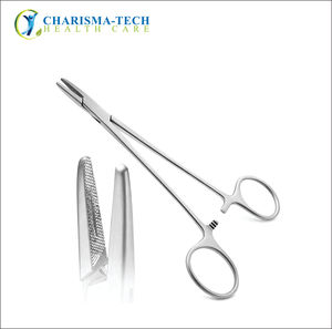 Porte-aiguille Mayo Hegar CHARISMA-TECH en acier inoxydable de qualité chirurgicale, à mâchoires à cliquet, instrument de chirurgie générale - Product Image 2