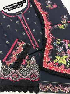 MAUSUMMERY LAWN VOL-02 Juego de 3 Piezas Cosidas 2026 - Product Image 4