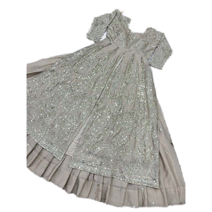 Vestido de fiesta de noche elegante para mujer de diseñador con conjunto de Lehenga y Dupatta para ocasiones especiales - Product Image 1