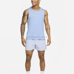 Wholesale Rib Sleeveless 100% Cotton <b>Singlet</b> <b>Mens</b> Blank Solid Vest <b>Men</b> Fitness Tank Top Workout Gym Shirt Digital Printing - Product Image 4