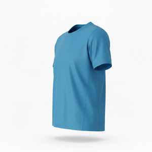T-shirt décontracté pour homme en coton doux et respirant à manches courtes pour usage quotidien, logo personnalisé, vente en gros - Product Image 4