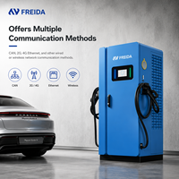 Nouvelle borne de recharge rapide pour véhicules électriques de 120 kW, norme mondiale CCS1 CCS2 NACS GBT, avec OCPP 1.6/2.0 et 4G/Ethernet