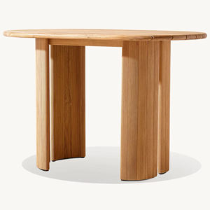 Ensemble de table de bar de jardin en teck et rotin moderne et luxueux, meubles d'extérieur durables pour la cour et le parc - Soria - Product Image 2