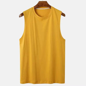 Camisetas sin mangas baratas para hombres grandes y altos, camisetas sin mangas para gimnasio, camisetas sin mangas acanaladas personalizadas de alta calidad para la temporada de verano, hechas en Pakistán. - Product Image 6