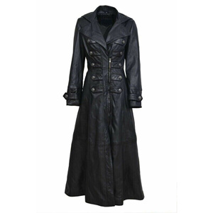 Premium Quality Custom Design Adult Size Women Genuine <b>Leather</b> <b>Long</b> Coat Ladies <b>Leather</b> <b>Jacket</b> For Women Black - Product Image 4