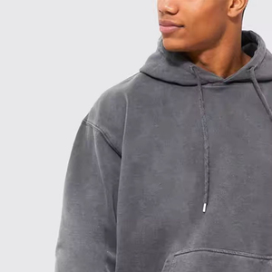 Sudadera con Capucha de Forro Polar para Hombre, Estilo Acid Wash, Transpirable, Cómoda, Resistente, con un Look Elegante, Invierno 2026 - Product Image 3