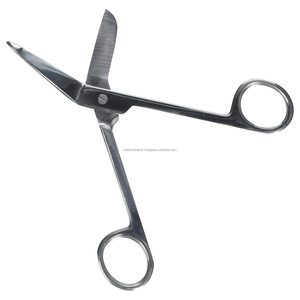 Tijeras para Vendajes con Logotipo Personalizado, Tijeras de Trauma de Acero Inoxidable, Certificación CE ISO, Proveedor Mayorista OEM ODM - Product Image 1