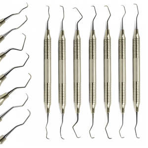 ชุดเครื่องมือขูดหินปูนเกรดพรีเมียมแบบแมนนวล 7 ชิ้น สำหรับผ่าตัดและรักษาโรคปริทันต์ ขูดหินปูน ขูดรากฟัน ใช้กับยา ได้รับมาตรฐาน CE - Product Image 1