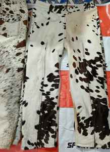 Veste de moto en cuir véritable de qualité supérieure avec cuir de vachette pleine fleur tissé, coupe-vent et imperméable, personnalisable pour l'automne - Product Image 3