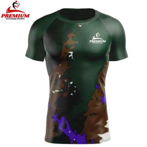 Ropa de Yoga de Spandex/Poliéster, Manga Larga Elástica, Logotipo Personalizado para Hombre, Ecológica, Antibacteriana, Anti-UV, Transpirable - Product Image 6