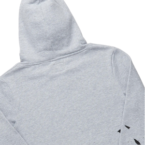 Conjunto Deportivo de Felpa con Capucha para Hombre, Color Gris, Diseño 2 en 1, Estampado Negro, Corte Regular, Transpirable, de Algodón, para Invierno - Product Image 5