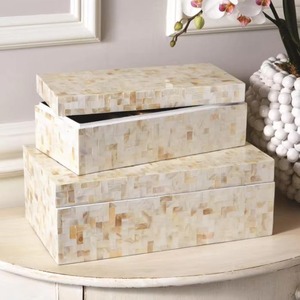 Most Demanded Decorative Inlay <b>Box</b> with Lid Elegant Handmade Jewelry Storage <b>Box</b> for Rings or <b>Earrings</b> at Factory Price - Product Image 1