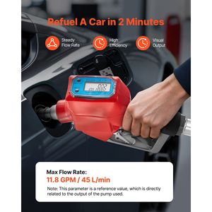 Ugello Digitale per Carburante da 1 Pollice con Girevole, Portata Massima 12.6 GPM, Ugello Pompa Diesel/Gas con Spegnimento Automatico, 3/16 (OD=20mm) - Product Image 5