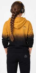 ONETEN APPARELS Women's Navy Blue <b>Cropped</b> Turtleneck Hoodie Wide Leg <b>Joggers</b> Set Full Sleeve Print Streetwear Tracksuit Loose - Product Image 2