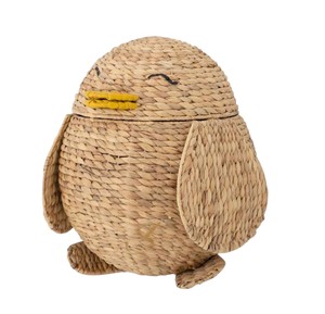Cesta de Jacinto de Agua en Forma de Pato, Tejida, Decorativa, Organizador de Almacenamiento con Tapa, Linda Decoración para el Suelo de la Habitación Infantil - Product Image 3
