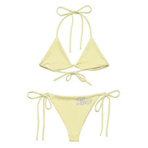 Custom Floral Print Matching Couple Swimwear Set High Quality <b>String</b> Bikini Beachwear Outfits - Product Image 2