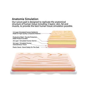 Java Surgical Advanced Surgical Suture Practice Kit with Stainless Steel Training Tools for Clinic Use - Product Image 4