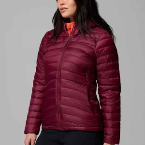 Lightweight Custom Women's Puffer Jacket Winter Quilted Coat Breathable Polyester Cotton Padded Outerwear Bomber Jacket - Product Image 2