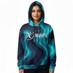 เสื้อฮู้ดดี้โอเวอร์ไซส์สไตล์ลำลองทันสมัย พิมพ์ลายแบบซับลิเมชั่นเนียนเรียบ สำหรับสตรีทแวร์และแฟชั่นแนวเมือง - Product Image 1