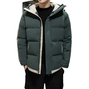 Wholesale <b>Mens</b> Windproof Puffer Jacket With Fleece Hoodie Custom Outdoor Winter Coats Puffer Jacket for <b>Men</b> - Product Image 3