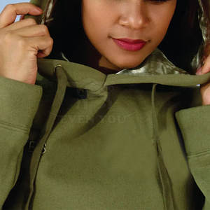 Sweat-shirt à capuche surdimensionné doublé de satin de haute qualité pour une mode urbaine tendance - Product Image 6