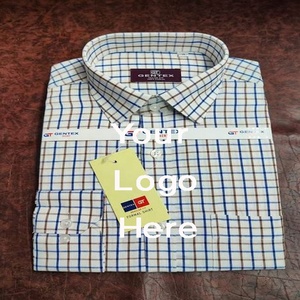 Camisa personalizable de pana de Color sólido para hombre, tela gruesa de moda informal directa de fábrica para la temporada de otoño 2024 - Product Image 1