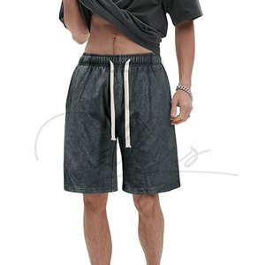 Nouveauté : Shorts d'hiver délavés à l'acide de qualité supérieure, décontractés et respirants pour adultes - Product Image 1