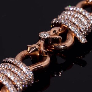 RB Gems IGI Certified Lab Grown Filled Brilliant Cut Diamond Rose Gold Plated Customized S925 Silver Luxury Unisex <b>Necklace</b> - Product Image 6