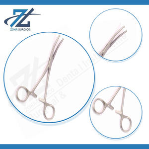 KOCHER-Pince dentaire courbée en acier inoxydable, 5.5 pouces, 1x2, pour instruments chirurgicaux, source d'alimentation manuelle - Product Image 4