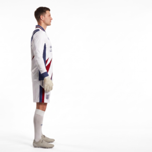 Maillot de gardien de but personnalisé à manches longues, sublimé, 180 GSM, polyester interlock, uniforme de football - Product Image 3