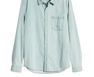 Camisa de mezclilla para hombre, de denim grueso, manga larga, de algodón, con cierre de botones, doble bolsillo, corte estructurado, estilo casual, venta al por mayor para hombre - Product Image 3