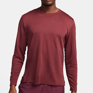 T-shirt pour homme, col rond, manches courtes, 100% coton, coupe classique, couleur unie, jersey tricoté, t-shirt uni teint, décontracté - Product Image 6