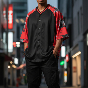 OEM High Quality Custom Baseball Uniform Set Stripe Sublimated Match Wear Jersey Trouser Plus Size <b>Men</b> Sportswear - Product Image 5