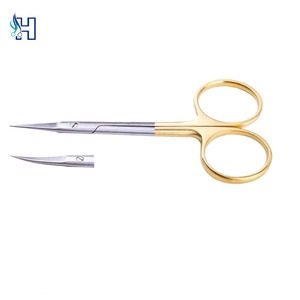 Ciseaux à iris de haute qualité pour les procédures chirurgicales et médicales - Product Image 4