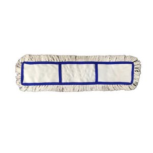 Recharge de balai serpillère en coton robuste pour usage intensif, auto-essoreuse, durable et réutilisable, pour le nettoyage des sols humides en milieu commercial et industriel, vente en gros usine - Product Image 4