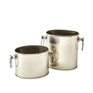 Finest Quality Stainless Steel Ice <b>Bucket</b> <b>With</b> <b>Lid</b> Gold Hammered Finish Ice Frozen Longer For Parties And Home Bar Use On Sale - Product Image 4