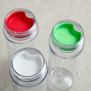 Barattoli per Alimenti in Tritan PP con Coperchi Colorati in Plastica, per la Conservazione della Freschezza, Senza BPA, Adatti a Microonde e Congelatore, Bottiglia Resistente - Product Image 6
