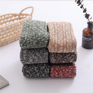 ถุงเท้ากันหนาวขายดี ถุงเท้ายาวเหนือเข่าแบบหนา ถุงเท้าถักทรงหลวมสำหรับผู้หญิง - Product Image 4